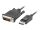 Lanberg Displayport 1.1 - DVI-D 24+1 kábel 1.8m (CA-DPDV-10CU-0018-BK)