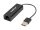 Lanberg USB 2.0 LAN adapter hálózati kártya (NC-0100-01)