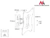 Maclean egykarú fali monitor tartó 23-42" VESA 200X200 (MC-501A) 