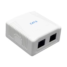 Gembird CAT6 fali aljzat 2xRJ45 ( NCAC-2U6-01)