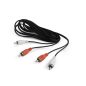 Gembird 2x RCA kábel 1.8m (CCA-2R2R-6)
