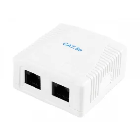 Gembird CAT5e fali aljzat 2xRJ45 (NCAC-2U5E-01)