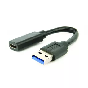   Gembird USB C anya - USB-A 3.1 apa kábel, 0.1m (A-USB3-AMCF-01)