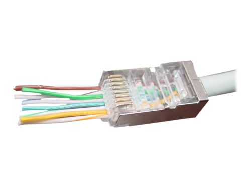 Gembird RJ45 FTP Cat5e, Cat6 csatlakozó dugó, 10db (LC-PTF-01/10)