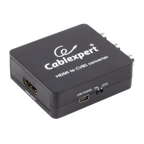   Gembird HDMI - kompozit videó 3 RCA átalakító konverter (DSC-HDMI-CVBS-001)