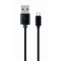 Gembird USB C - USB 2.0 kábel 1m fekete (CC-USB2-AMCM-1M)