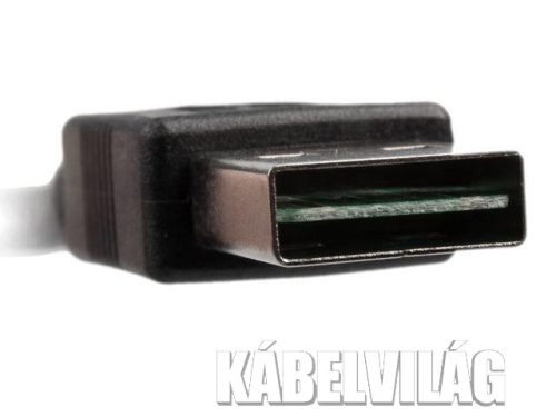 Gembird Prémium micro USB 2.1A kábel 2m ezüst (CC-USB2B-AMMBM-2M-BW2)