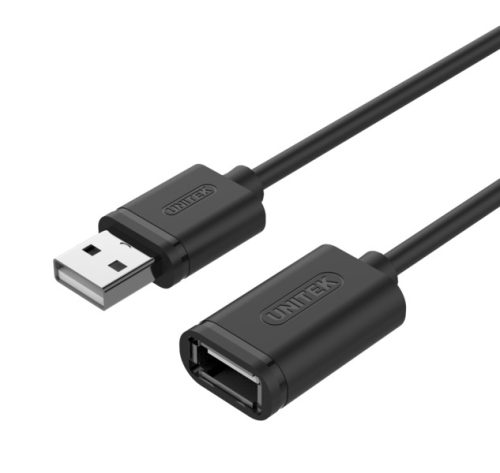 Unitek Prémium USB 2.0 hosszabbító kábel 0.5m (Y-C447GBK)