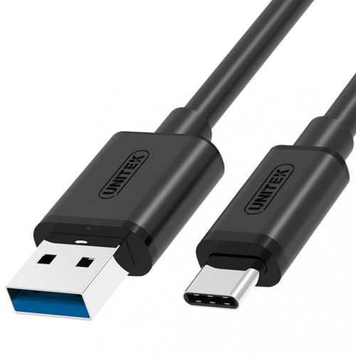 Unitek Prémium USB 3.1 Gen 1 USB C apa - USB A apa kábel 1m (Y-C474BK+)