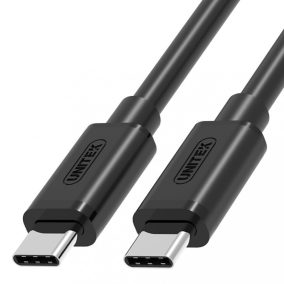 Unitek Prémium USB C v2.0 kábel 1m, fekete (Y-C477BK)