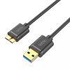 Unitek Prémium USB 3.0 A USB 3.0 micro B kábel 1m (Y-C461GBK)