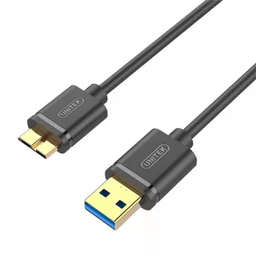   Unitek Prémium USB 3.0 A USB 3.0 micro B kábel 1m (Y-C461GBK)
