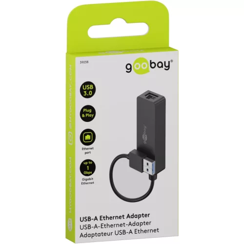 Goobay USB 3.0 Gigabit LAN adapter hálózati kártya (39038)