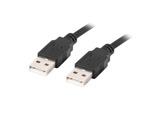 Lanberg USB 2.0 AM-AM kábel 1m (CA-USBA-20CU-0010-BK)