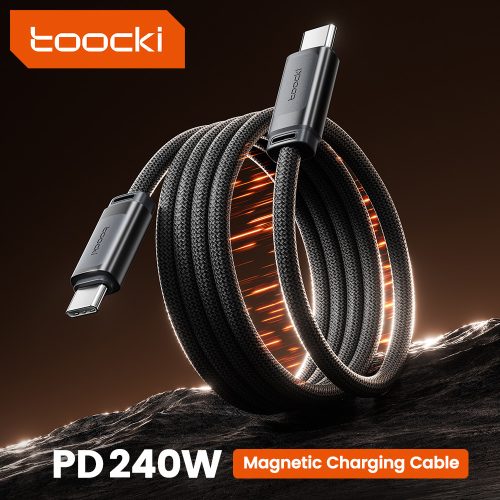 Toocki USB C mágneses kábel 240W 1m (40100010)