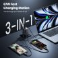 Toocki USB + USB C 67W GaN gyorstöltő adapter (401400010)