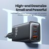 Toocki USB + 2db USB C 65W GaN gyorstöltő adapter (40140001)
