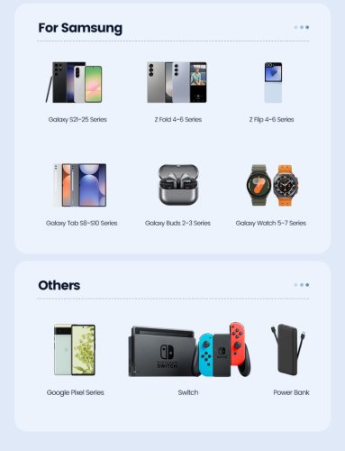 Toocki 2db USB + 2db USB C40W GaN gyorstöltő adapter (40140039)