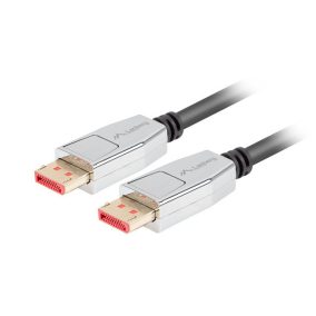   Lanberg DisplayPort 1.4 8K 60Hz 1m kábel (CA-DPDP-20CU-0010-BK)