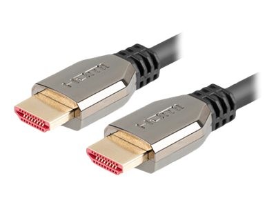 Lanberg Prémium HDMI 2.1 8K 60Hz kábel 1m (CA-HDMI-30CU-0010-BK)