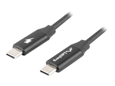 Lanberg USB C - USB C kábel 1m (CA-CMCM-40CU-0010-BK)