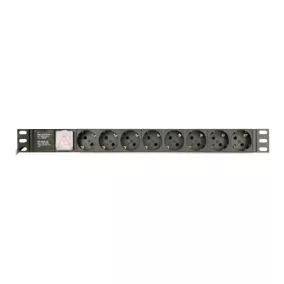   Gembird rack-be szerelhető hálózati elosztó 8 utas 3m C14 véggel (EG-PDU-014-C14)