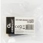 Gembird 3.5 mm stereo Jack audio toldó adapter (A-3.5FF-01)