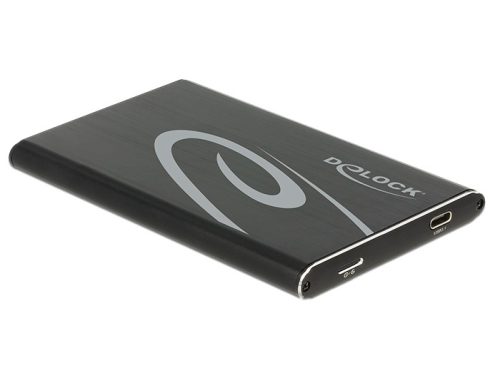 Delock 2.5" SATA külső USB-C Superspeed HDD/SSD ház (42585)