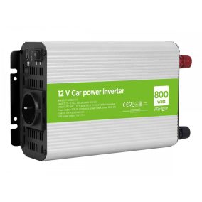 Gembird EnerGenie módosított szinusz 12V 220V 800W autós 12V 220V 500W autós inverter (EG-PWC500-01)