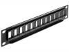 Delock 10" keystone patch panel 12 portos, fekete (43259)