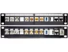 Delock 10" keystone patch panel 12 portos, fekete (43259)