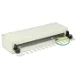   Delock Keystone Számítógép Patch Panel 12 Port, szürke (43335)