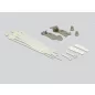   Delock Keystone Számítógép Patch Panel 12 Port, szürke (43335)