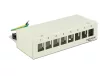 Delock Keystone Számítógép Patch Panel 8 Port, szürke (43336)