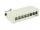 Delock Keystone Számítógép Patch Panel 8 Port, szürke (43336)