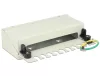 Delock Keystone Számítógép Patch Panel 8 Port, szürke (43336)