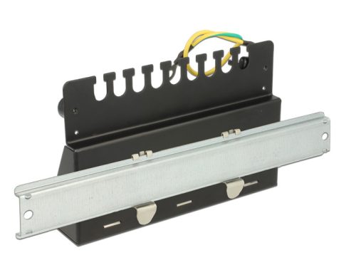 Delock Keystone Számítógép Patch Panel 8 Port, fekete (43338)