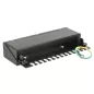   Delock Keystone Számítógép Patch Panel 12 Port, fekete (43339)
