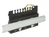 Delock Keystone Számítógép Patch Panel 12 Port, fekete (43339)