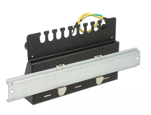 Delock Keystone Számítógép Patch Panel 12 Port, fekete (43339)
