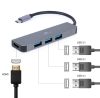 Gembird USB C 4 portos HUB 3db USB 3.2 + 1db HDMI (A-CM-COMBO2-01)