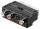Goobay SCART dugó - 3x RCA aljzat adapter (50499)
