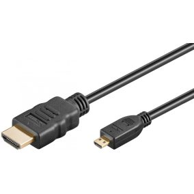 Goobay micro HDMI 4K 60Hz kábel 0.5m (53780)