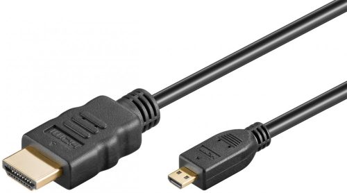 Goobay micro HDMI 4K 60Hz kábel 0.5m (53780)