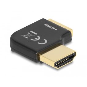 Delock HDMI 90 fokos jobbos 8K 60Hz fém adapter (60015)