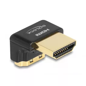 Delock HDMI 90 fokos fordító 8K 60Hz fém adapter (60016)