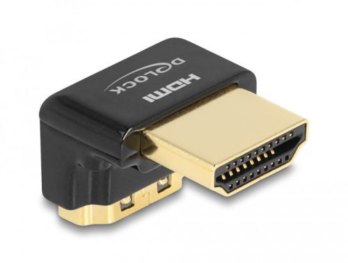 Delock HDMI 90 fokos fordító 8K 60Hz fém adapter (60016)