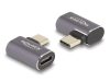 Delock USB C PD 40Gbit/s 8K 60Hz balos/jobbos adapter (60047)