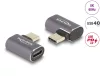 Delock USB-C PD 40 Gbit/s 8K 60Hz balos/jobbos adapter (60047)