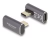 Delock USB-C PD 40 Gbit/s 8K 60Hz 90 fokos elforgatott adapter (60048)